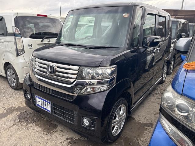 N-BOXカスタム G・Lパッケージ 《走行85900キロ》《関東仕入》《車検9年10月》純正フルエアロ14インチAW/プッシュスタート/スマートキー/(5枚目)