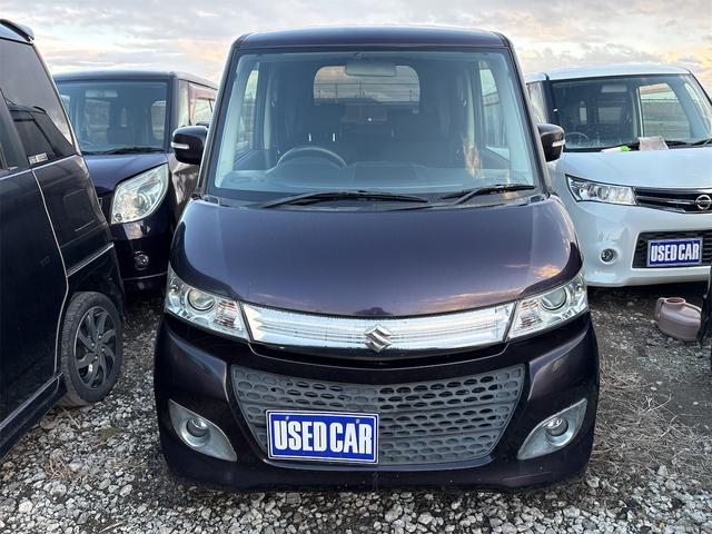 パレットＳＷ ＴＳ　《ターボ》《車検２年》純正フルエアロ／プッシュスタート／スマートキー／ＳＤナビＴＶフルセグＢｌｕｅｔｏｏｔｈバックカメラ／ＨＩＤオートライトフォグ／ＥＴＣ／両側パワースライドドア／革巻きステアリング／（2枚目）