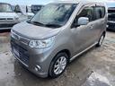 ワゴンＲスティングレー Ｘ　衝突純正フルエアロ１４インチＡＷ／衝突軽減ブレーキシステム／革巻きステアリング／ＥＴＣ／プッシュスタート／スマートキー／スペアキー付／ＨＩＤオートライトフォグ／革巻きステアリング（5枚目）