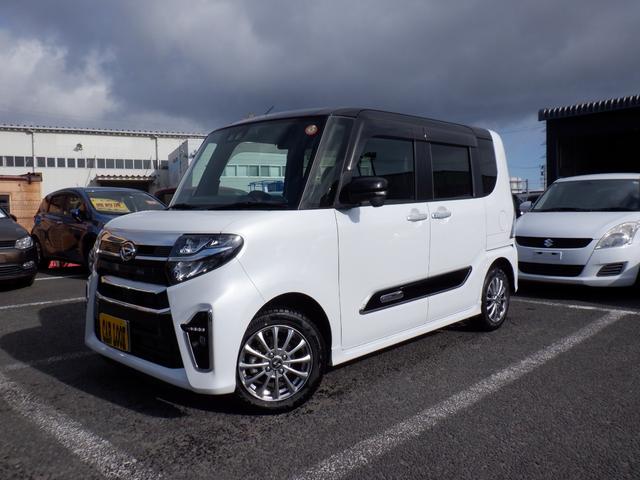 タント カスタムＲＳスタイルセレクション　２年間保証付き　４ＷＤ　スマートアシスト　９インチナビ　アラウンドビューモニター　両側パワスラ　ステアリングリモコン　ナビ連動前後ドライブレコーダー　横滑り防止　クリアランスソナー　走行９５００キロ（2枚目）