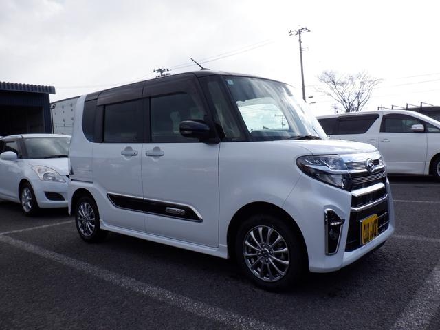 タント カスタムＲＳスタイルセレクション　２年間保証付き　４ＷＤ　スマートアシスト　９インチナビ　アラウンドビューモニター　両側パワスラ　ステアリングリモコン　ナビ連動前後ドライブレコーダー　横滑り防止　クリアランスソナー　走行９５００キロ（5枚目）