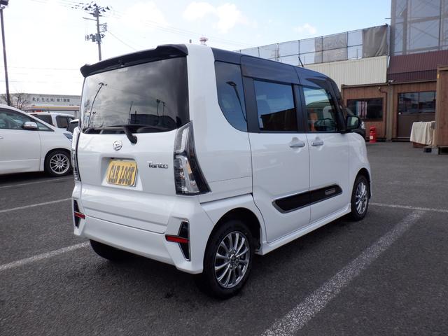 タント カスタムＲＳスタイルセレクション　２年間保証付き　４ＷＤ　スマートアシスト　９インチナビ　アラウンドビューモニター　両側パワスラ　ステアリングリモコン　ナビ連動前後ドライブレコーダー　横滑り防止　クリアランスソナー　走行９５００キロ（7枚目）