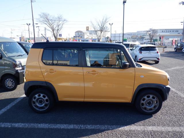 ハスラー Ｇ　２年間保証付き　レーダーブレーキサポート　ナビ　バックカメラ　オ－トエアコン　横滑り防止　アイドリングストップ　プッシュスタート　運転席シートヒーター　アイドリングストップ　グ－鑑定車　外装３　内装４（6枚目）