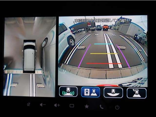 スペーシアカスタム ハイブリッドXSターボ 2WD 全方位カメラ付純正ナビ スズキコネクト対応 禁煙 フルセグTV サーキュレーター 電動パーキングブレーキ 両側電動スライドドア レーダークルーズ LEDヘッドライト 軽自動車 車両状態評価5点(7枚目)