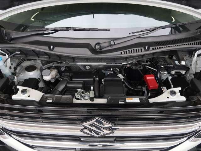 スペーシアカスタム ハイブリッドXSターボ 2WD 全方位カメラ付純正ナビ スズキコネクト対応 禁煙 フルセグTV サーキュレーター 電動パーキングブレーキ 両側電動スライドドア レーダークルーズ LEDヘッドライト 軽自動車 車両状態評価5点(9枚目)