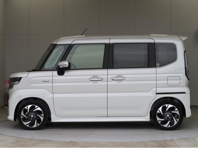 スペーシアカスタム ハイブリッドXSターボ 2WD 全方位カメラ付純正ナビ スズキコネクト対応 禁煙 フルセグTV サーキュレーター 電動パーキングブレーキ 両側電動スライドドア レーダークルーズ LEDヘッドライト 軽自動車 車両状態評価5点(25枚目)
