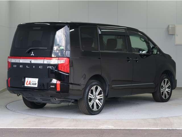 デリカD:5 オールブラックスエディション 禁煙車 特別仕様車 楽ナビ 後席モニター ブラックグリル 全方位カメラ Bluetooth シートヒーター 電動リヤゲート 寒冷地仕様 衝突軽減ブレーキ レーダークルーズコントロール 車線逸脱警報機能(20枚目)