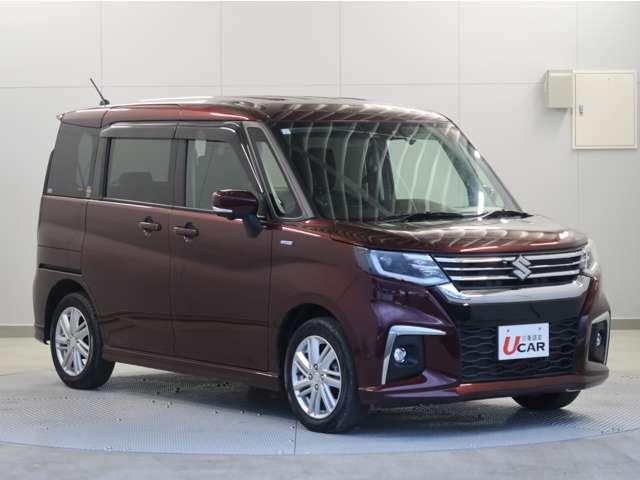 ソリオ ハイブリッドＭＺ　２ＷＤ　禁煙車　純正ナビ　全方位カメラ　両側電動スライドドア　シートヒーター　衝突被害軽減ブレーキ　車線逸脱警報機能　レーダークルーズコントロール　アイドリングストップ　スマートキー２個　フォグランプ（16枚目）