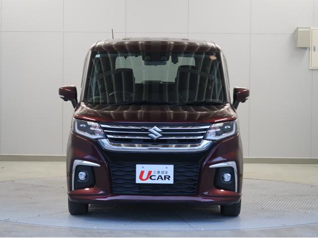 ソリオ ハイブリッドＭＺ　２ＷＤ　禁煙車　純正ナビ　全方位カメラ　両側電動スライドドア　シートヒーター　衝突被害軽減ブレーキ　車線逸脱警報機能　レーダークルーズコントロール　アイドリングストップ　スマートキー２個　フォグランプ（59枚目）