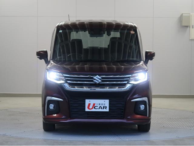 ソリオ ハイブリッドＭＺ　２ＷＤ　禁煙車　純正ナビ　全方位カメラ　両側電動スライドドア　シートヒーター　衝突被害軽減ブレーキ　車線逸脱警報機能　レーダークルーズコントロール　アイドリングストップ　スマートキー２個　フォグランプ（60枚目）