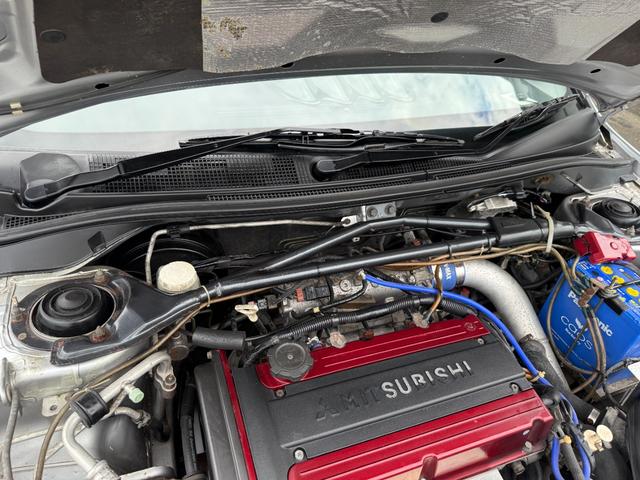 ランサーワゴン エボリューションＧＴ－Ａ　ラリーアート製３００ｋｍメーター　走行４ｋｍ時ディーラーメーター交換記録あり　純正レカロシート　ブレンボキャリパー　ＨＩＤヘッドランプ　エンケイ製１７ＡＷ　追加メーター　ＨＫＳ製マフラー　取扱説明書（26枚目）