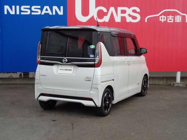 ルークス 660 ハイウェイスターX アイスト 衝突被害軽減ブレ-キ マルチビューカメラ 車線逸脱警報装置 LED スマートキー パワーウィンドウ ワンオーナー カーテンエアバック ナビTV バックカメラ 記録簿 パワステ オートエアコン(5枚目)