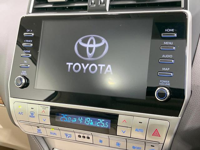 ランドクルーザープラド ＴＸ　Ｌパッケージ　マットブラックエディション　禁煙車　４ＷＤ　７人乗り　全周囲カメラ　衝突軽減装置　サンルーフ　レーダークルーズ　レザーシート　前席シートエアコン　ドラレコ　コーナーセンサー　スマートキー　ＬＥＤヘッド　ルーフレール　ＥＴＣ２．０（4枚目）
