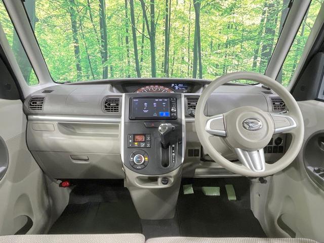 タント Ｘターボ　ＳＡ　４ＷＤ　禁煙車　純正ナビ　衝突軽減装置　電動スライドドア　スマートキー　オートライト　オートエアコン　Ｂｌｕｅｔｏｏｔｈ　ＣＤ　ＤＶＤ再生　フルセグ　アイドリングストップ　横滑り防止装置　盗難防止装置（2枚目）