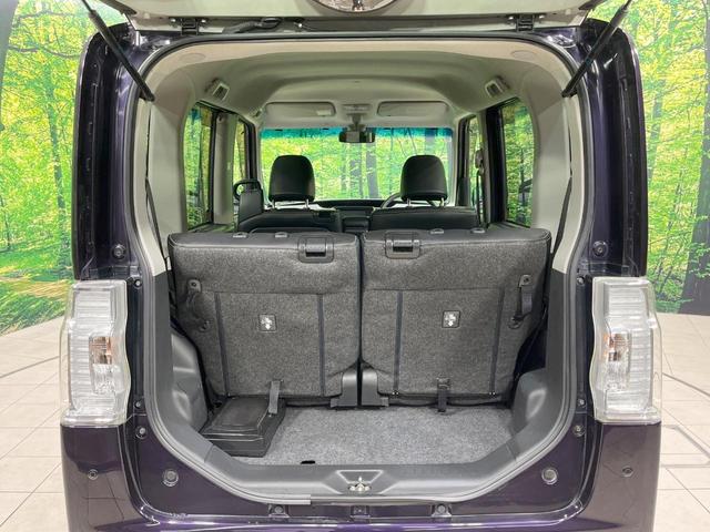 タント カスタムX トップエディションSAII 禁煙車 4WD 両側電動スライド 純正ナビ バックカメラ 衝突被害軽減 ハーフレザーシート コーナーセンサー スマートキー LEDヘッド オートライト オートエアコン Bluetooth フルセグ(38枚目)