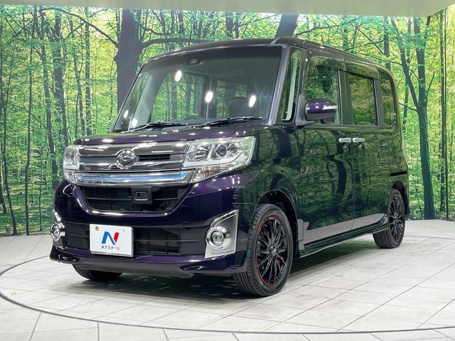 タント カスタムX トップエディションSAII 禁煙車 4WD 両側電動スライド 純正ナビ バックカメラ 衝突被害軽減 ハーフレザーシート コーナーセンサー スマートキー LEDヘッド オートライト オートエアコン Bluetooth フルセグ(44枚目)