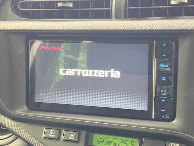 アクア G 禁煙車 メモリーナビ スマートキー LEDヘッド オートライト オートエアコン Bluetooth CD DVD再生 フルセグ プライバシーガラス 電動格納ミラー(3枚目)