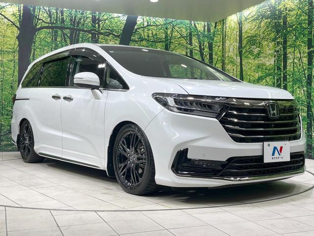 オデッセイ アブソルート・EX 禁煙車 純正10型ナビ 両側電動スライドドア 全周囲カメラ レーダークルーズ 電動リアゲート ハーフレザーシート ドラレコ コーナーセンサー スマートキー LEDヘッド ETC2.0 オートライト(60枚目)
