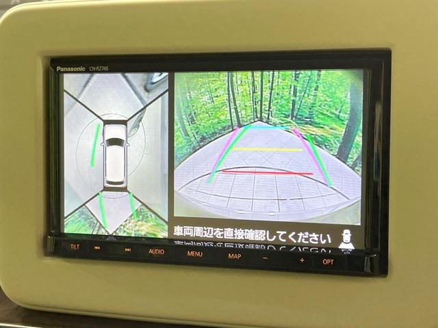 アルトラパン モード　禁煙車　４ＷＤ　純正ナビ　全周囲カメラ　衝突軽減装置　前席シートヒーター　ＨＩＤヘッド　オートエアコン　Ｂｌｕｅｔｏｏｔｈ　オートライト　純正革巻きステアリング　アイドリングストップ（4枚目）