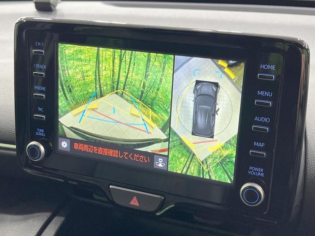 ヤリスクロス ハイブリッドZ 禁煙車 4WD 衝突軽減装置 純正ディスプレイオーディオ 全周囲カメラ レーダークルーズ 寒冷地仕様 ハーフレザーシート 前席シートヒーター ブラインドスポットモニター ヘッドアップディスプレイ(4枚目)
