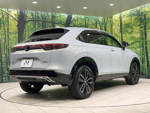 ヴェゼル e:HEV Z 禁煙車 4WD 寒冷地仕様 純正9型ナビ バックカメラ 衝突軽減 レーダークルーズ 電動リアゲート シートヒーター ハーフレザーシート ドラレコ ETC コーナーセンサー スマートキー LEDヘッド(17枚目)