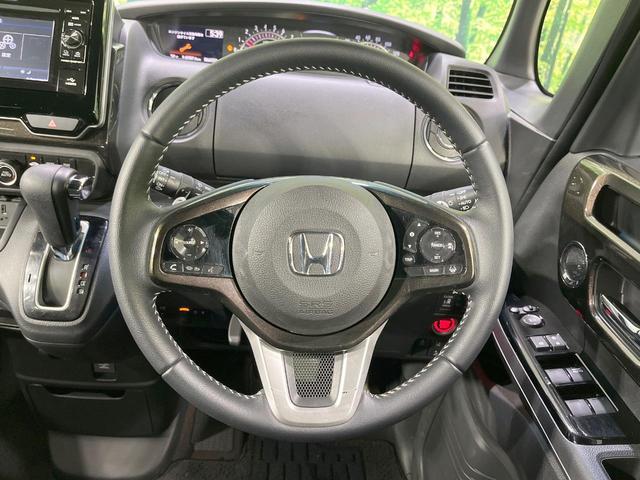 N-BOXカスタム G・Lターボホンダセンシング 禁煙車 純正ディスプレイオーディオ 両側電動スライドドア バックカメラ 衝突被害軽減装置 レーダークルーズ ハーフレザーシート ドラレコ コーナーセンサー LEDヘッド ETC オートハイビーム(11枚目)