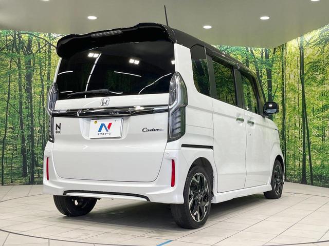 N-BOXカスタム G・Lターボホンダセンシング 禁煙車 純正ディスプレイオーディオ 両側電動スライドドア バックカメラ 衝突被害軽減装置 レーダークルーズ ハーフレザーシート ドラレコ コーナーセンサー LEDヘッド ETC オートハイビーム(17枚目)
