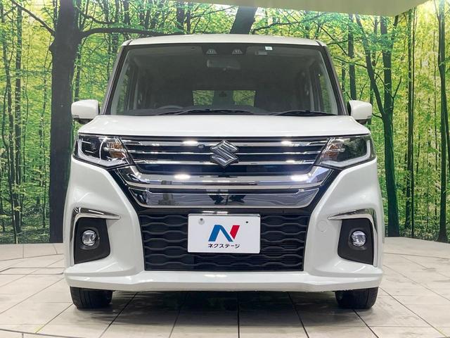 ソリオ ハイブリッドＭＺ　禁煙車　純正９型ナビ　両側電動スライド　全周囲カメラ　衝突軽減　レーダークルーズ　ドラレコ　コーナーセンサー　スマートキー　ＬＥＤヘッド　ＥＴＣ　オートハイビーム　オートライト　オートエアコン（14枚目）