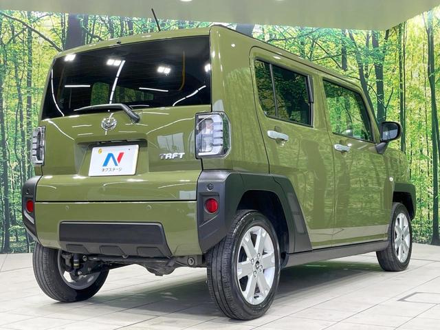 タフト G 禁煙車 4WD ガラスルーフ 衝突軽減装置 レーダークルーズ SDナビ バックカメラ ETC Bluetooth再生 シートヒーター LEDヘッドライト オートライト オートエアコン スマートキー(17枚目)
