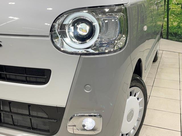 ムーヴキャンバス ストライプスＧ　４ＷＤ　届出済未使用車　９型ディスプレイオーディオ　衝突軽減装置　両側電動スライド　前席シートヒーター　ＬＥＤヘッド　コーナーセンサー　電動パーキング　オートハイビーム　オートエアコン（12枚目）