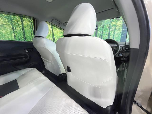 アクア クロスオーバー 禁煙車 純正9型ナビ バックカメラ 衝突軽減装置 レザーシート コーナーセンサー スマートキー LEDヘッド ETC オートハイビーム 車線逸脱警報 オートライト オートエアコン 純正16インチAW(44枚目)