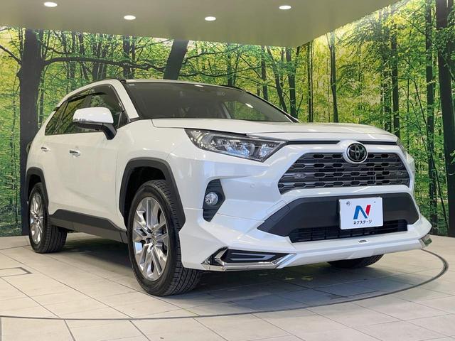 RAV4 G Zパッケージ 禁煙車 4WD モデリスタエアロ 純正9型ナビ 衝突軽減装置 レーダークルーズ バックカメラ シートヒーター 合皮シート パワーバックドア LEDヘッド 純正19インチアルミ 置くだけ充電 ETC(16枚目)