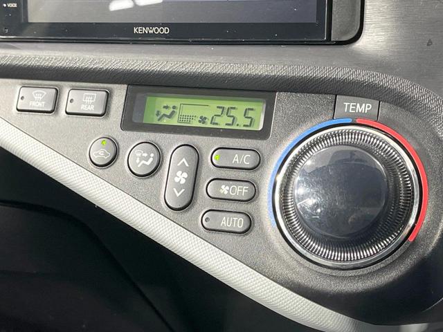 アクア S 禁煙車 スマートキー LEDヘッド ETC ディスプレイオーディオ オートライト オートエアコン Bluetooth CD再生 LEDフォグ 衝突安全ボディ ドアバイザー 盗難防止システム(7枚目)