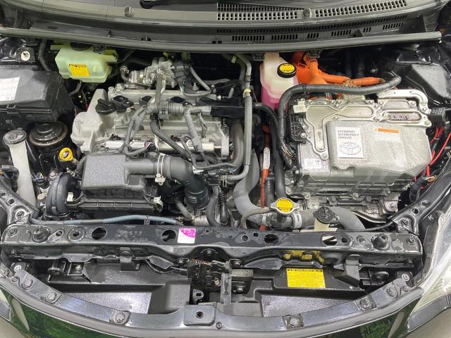 アクア S 禁煙車 スマートキー LEDヘッド ETC ディスプレイオーディオ オートライト オートエアコン Bluetooth CD再生 LEDフォグ 衝突安全ボディ ドアバイザー 盗難防止システム(18枚目)