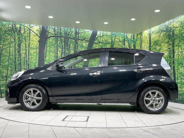 アクア S 禁煙車 スマートキー LEDヘッド ETC ディスプレイオーディオ オートライト オートエアコン Bluetooth CD再生 LEDフォグ 衝突安全ボディ ドアバイザー 盗難防止システム(38枚目)