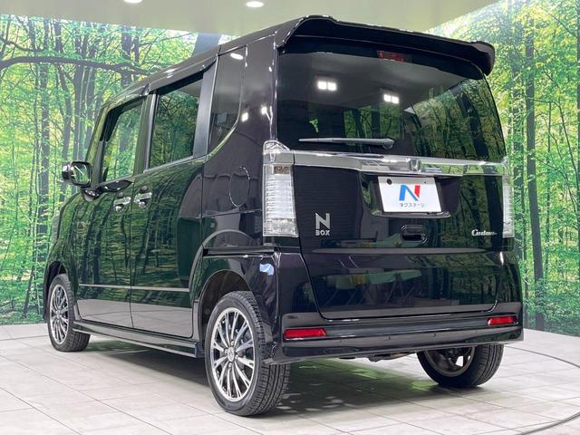 N-BOXカスタム G・ターボパッケージ 禁煙車 4WD ターボ 両側電動スライドドア 純正ナビ バックカメラ スマートキー HIDヘッド ETC クルコン オートライト オートエアコン 純正15インチアルミ Bluetooth CD(50枚目)