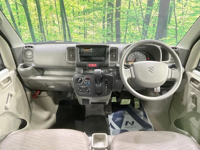 エブリイ PA 禁煙車 4WD 両側スライドドア パワーステアリング 衝突安全ボディ プライバシーガラス ABS エアコン FM/AMラジオ ハイルーフ オーバーヘッドシェルフ 盗難防止装置(2枚目)