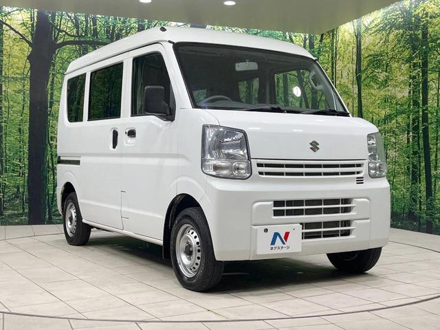 エブリイ PA 禁煙車 4WD 両側スライドドア パワーステアリング 衝突安全ボディ プライバシーガラス ABS エアコン FM/AMラジオ ハイルーフ オーバーヘッドシェルフ 盗難防止装置(14枚目)