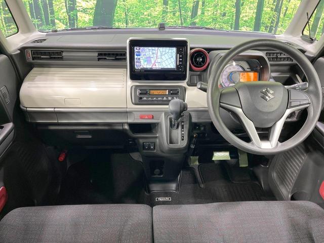 スペーシア ハイブリッドＸ　禁煙車　ＳＤナビ　両側電動スライドドア　衝突軽減装置　４ＷＤ　シートヒーター　ドラレコ　コーナーセンサー　スマートキー　ＬＥＤヘッド　ＥＴＣ　オートハイビーム　車線逸脱警報　オートライト（2枚目）