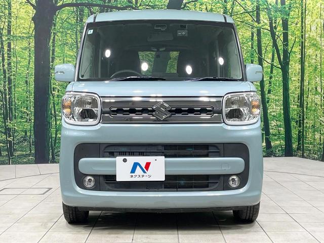 スペーシア ハイブリッドＸ　禁煙車　ＳＤナビ　両側電動スライドドア　衝突軽減装置　４ＷＤ　シートヒーター　ドラレコ　コーナーセンサー　スマートキー　ＬＥＤヘッド　ＥＴＣ　オートハイビーム　車線逸脱警報　オートライト（14枚目）
