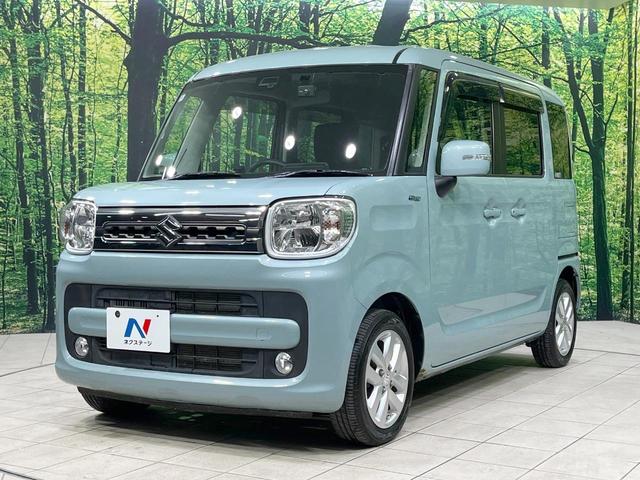 スペーシア ハイブリッドＸ　禁煙車　ＳＤナビ　両側電動スライドドア　衝突軽減装置　４ＷＤ　シートヒーター　ドラレコ　コーナーセンサー　スマートキー　ＬＥＤヘッド　ＥＴＣ　オートハイビーム　車線逸脱警報　オートライト（51枚目）