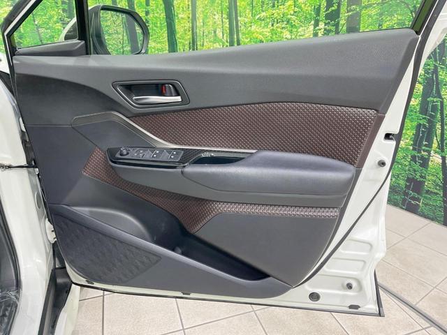 C-HR G 禁煙車 純正9型ナビ モデリスタエアロ バックカメラ 衝突軽減装置 レーダークルーズ ハーフレザーシート ドラレコ コーナーセンサー スマートキー LEDヘッド ETC 純正18インチアルミ(47枚目)