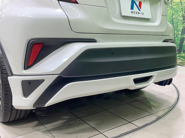 C-HR G 禁煙車 純正9型ナビ モデリスタエアロ バックカメラ 衝突軽減装置 レーダークルーズ ハーフレザーシート ドラレコ コーナーセンサー スマートキー LEDヘッド ETC 純正18インチアルミ(53枚目)