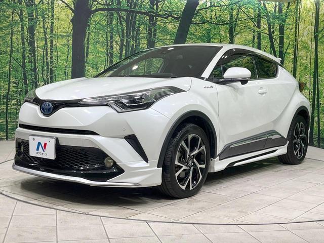 C-HR G 禁煙車 純正9型ナビ モデリスタエアロ バックカメラ 衝突軽減装置 レーダークルーズ ハーフレザーシート ドラレコ コーナーセンサー スマートキー LEDヘッド ETC 純正18インチアルミ(54枚目)