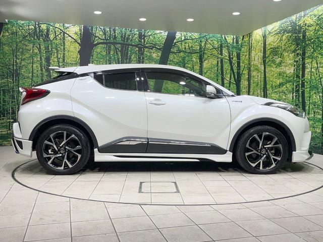 C-HR G 禁煙車 純正9型ナビ モデリスタエアロ バックカメラ 衝突軽減装置 レーダークルーズ ハーフレザーシート ドラレコ コーナーセンサー スマートキー LEDヘッド ETC 純正18インチアルミ(57枚目)