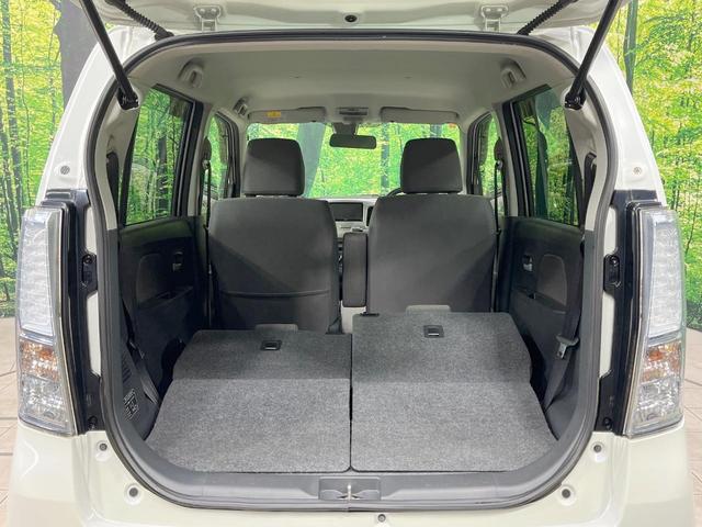 ワゴンＲ ＦＺ　禁煙車　ＳＤナビ　衝突軽減装置　シートヒーター　スマートキー　オートエアコン　アイドリングストップ　ＣＤ／ＤＶＤ再生　横滑り防止装置　プライバシーガラス　ドアバイザー　純正１４インチＡＷ（10枚目）