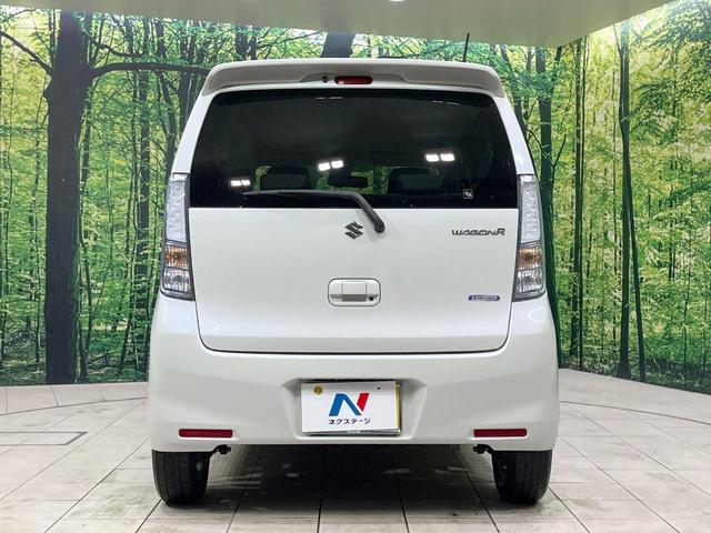 ワゴンＲ ＦＺ　禁煙車　ＳＤナビ　衝突軽減装置　シートヒーター　スマートキー　オートエアコン　アイドリングストップ　ＣＤ／ＤＶＤ再生　横滑り防止装置　プライバシーガラス　ドアバイザー　純正１４インチＡＷ（15枚目）