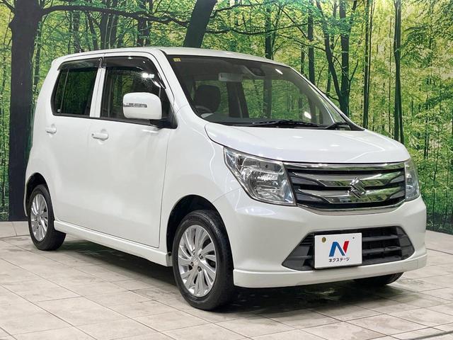 ワゴンＲ ＦＺ　禁煙車　ＳＤナビ　衝突軽減装置　シートヒーター　スマートキー　オートエアコン　アイドリングストップ　ＣＤ／ＤＶＤ再生　横滑り防止装置　プライバシーガラス　ドアバイザー　純正１４インチＡＷ（16枚目）