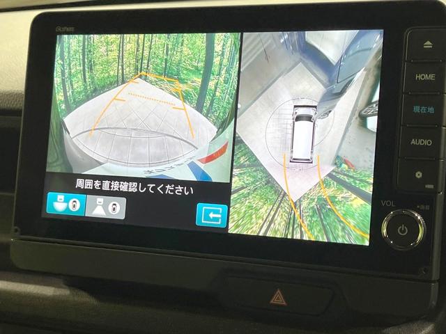 Ｎ－ＢＯＸカスタム ターボ　禁煙車　ターボ　純正９型ナビ　全周囲カメラ　両側電動ドア　衝突軽減装置　アダプティブクルーズ　ハーフレザーシート　シートヒーター　ＬＥＤヘッド　ＥＴＣ　レーンアシスト　純正１５インチＡＷ　パドルシフト（4枚目）