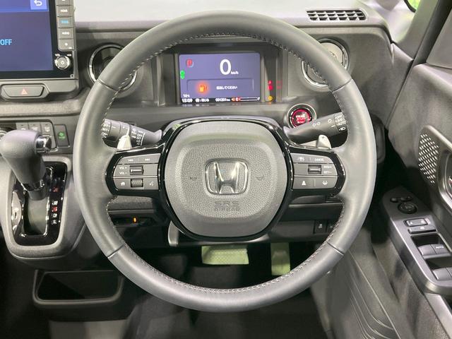 Ｎ－ＢＯＸカスタム ターボ　禁煙車　ターボ　純正９型ナビ　全周囲カメラ　両側電動ドア　衝突軽減装置　アダプティブクルーズ　ハーフレザーシート　シートヒーター　ＬＥＤヘッド　ＥＴＣ　レーンアシスト　純正１５インチＡＷ　パドルシフト（11枚目）